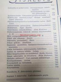 Kotiliesi 1939 nr 20, 15.10.1939, lokakuu II, sis. mm. seur. artikkelit / kuvat / mainokset; Kansikuvitus P. Söderström, Jakkara nuoren tytön huoneeseen