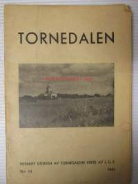 Tornedalen 1945 nr 14 - Nordbottenin suomalaisalueiden ja niiden kulttuurielämän äänenkannattaja, artikkeli mm. Saksalaisten vandalismi Torniojokilaaksossa.