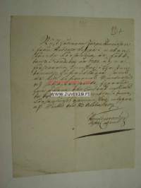 Papintodistus rusthollari Johan Henricsson, Piikkiö, Hadvala, Seppä 23.10. 1807