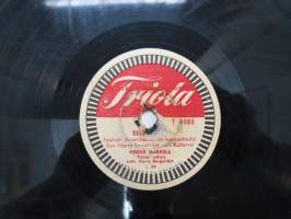 Triola T 4080 Pirkko Jaakkola - Keltaruusu / Pariisin taivaan alla -savikiekkoäänilevy, 78 rpm