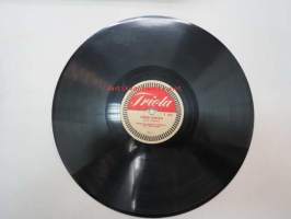 Triola T 4112 Helsingin Saalem-seurakunnan kuoro ja orkesteri - Kohta taivahan kellot jo soittaa / Pukuni hohtava -savikiekkoäänilevy, 78 rpm