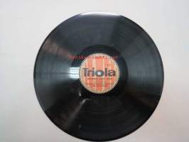 Triola T 4111 Helsingin Saalem-seurakunnan kuoro ja orkesteri - Jeesuksen armo suuri / Laulu taivaasta -savikiekkoäänilevy, 78 rpm