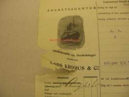 Lars Krogius Konossomentti 1913
