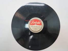 Triola T 4287 Helsingin Saalem-seurakunnan kuoro ja orkesteri - Kerran kun pääset kotihin / Sä murheinen -savikiekkoäänilevy, 78 rpm