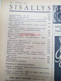 Kotiliesi 1939 nr 19, lokakuu I, 1.10.1939, sis. mm. seur. artikkelit / kuvat / mainokset; Kansikuvitus P. Söderström, Kutokaamme kaunis keinutuolinmatto,