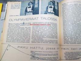 Kotiliesi 1939 nr 12, kesäkuu II, 15.6.1939, sis. mm. seur. artikkelit / kuvat / mainokset; Kansikuvitus P. Söderström: tyttö kansallispuvussa. Edla Kojonen