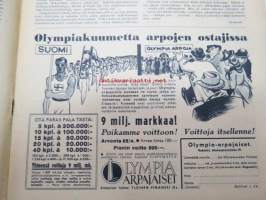 Kotiliesi 1939 nr 7, huhtikuu I, 1.4.1939, Ajankuvaa kevät 1939. Kansikuvitus P. Söderström, Rumford, Kuiva leipä ( reikäleipä)  ja sen kehitys, laaja artikkeli