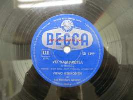 Decca SD 5399 Vieno kekkonen - Yö Hampurissa / Pärre Förars - O-La-La! -savikiekkoäänilevy, 78 rpm