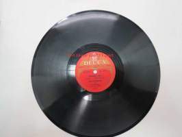 Decca SD 5172 Erkki Junkkarinen - Sydämen ääni / Hopeahääpäivänä -savikiekkoäänilevy, 78 rpm