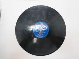 Decca SD 5404 Vieno Kekkonen - Ruusu tuoksuu luona muurin / Tammy -savikiekkoäänilevy, 78 rpm