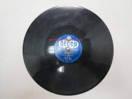 Decca SD 5404 Vieno Kekkonen - Ruusu tuoksuu luona muurin / Tammy -savikiekkoäänilevy, 78 rpm