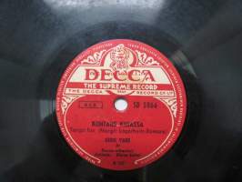 Decca SD 5066 Eero Väre - Kohtaus kujassa / Tapaaminen -savikiekkoäänilevy, 78 rpm