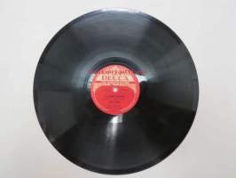 Decca SD 5018 Henry Theel - Kaksi kitaraa / Henry Theel - Viivähdä hetkinen -savikiekkoäänilevy, 78 rpm