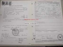 Sisu LV-132 SVT-6x2 /4100 + 1200 -tyyppikatsastustodistus, kopio