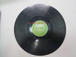 Rytmi R 6159 Erkki Junkkarinen - Valssi menneiltä ajoilta / Takkavalkea palaa -savikiekkoäänilevy, 78 rpm