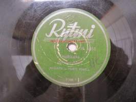 Rytmi VR 6050 Marjatta ja Martti Pokela - Marjaana / Savitaipaleen polkka - Tää kylä ämmät -savikiekkoäänilevy, 78 rpm