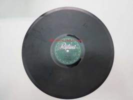 Rytmi VR 6008 Silver Stars och Rytmi-ensemble - Heliga natt / Sylvias julvisa -savikiekkoäänilevy, 78 rpm