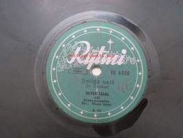 Rytmi VR 6008 Silver Stars och Rytmi-ensemble - Heliga natt / Sylvias julvisa -savikiekkoäänilevy, 78 rpm