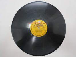 Rytmi R 6292 Tamara ja Justeeri - Uuutta ja vanhaa 15 - Tyttö ja kulkuri / Uutta ja vanhaa 16 -Talvea odotellessa -savikiekkoäänilevy, 78 rpm