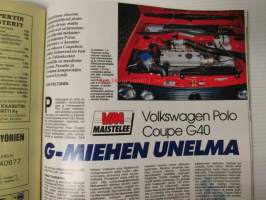 Vauhdin maailma 1989 nr 11 - mm. Formula 1 Monza - Estoril - Jerez GP JJ mukana, VW Polo ahtimella, Ralli-MM Argentiina - San Remo, Corvette-Ferrari Don Johnsonin