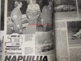 Vauhdin maailma 1989 nr 11 - mm. Formula 1 Monza - Estoril - Jerez GP JJ mukana, VW Polo ahtimella, Ralli-MM Argentiina - San Remo, Corvette-Ferrari Don Johnsonin