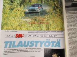 Vauhdin maailma 1989 nr 11 - mm. Formula 1 Monza - Estoril - Jerez GP JJ mukana, VW Polo ahtimella, Ralli-MM Argentiina - San Remo, Corvette-Ferrari Don Johnsonin
