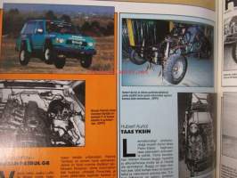 Vauhdin maailma 1989 nr 1 -mm. Mazda 626 Sportwagon, Alfa Romeo 164 T-spark ja Rover 820S Fastback, OFFSHORE, Audi 90 coupe Winston World Finals Amrikassa suli