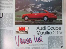 Vauhdin maailma 1989 nr 1 -mm. Mazda 626 Sportwagon, Alfa Romeo 164 T-spark ja Rover 820S Fastback, OFFSHORE, Audi 90 coupe Winston World Finals Amrikassa suli