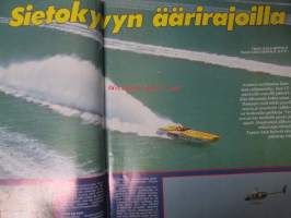Vauhdin maailma 1989 nr 1 -mm. Mazda 626 Sportwagon, Alfa Romeo 164 T-spark ja Rover 820S Fastback, OFFSHORE, Audi 90 coupe Winston World Finals Amrikassa suli