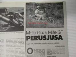 Vauhdin maailma 1989 nr 3 -mm. Paris-Dakar suomalaiskertomaa…, Monte Carlo MM-ralli, Kuukauden profiili Tommi Ahvala, Harley Davidson tehdas, Moto Guzzi Mille T,