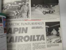 Vauhdin maailma 1989 nr 3 -mm. Paris-Dakar suomalaiskertomaa…, Monte Carlo MM-ralli, Kuukauden profiili Tommi Ahvala, Harley Davidson tehdas, Moto Guzzi Mille T,