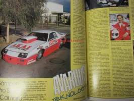 Vauhdin maailma 1989 nr 5 -mm. VM maistelee Mazda 323 -Volvo 440 -Kawasaki ZX-10 -Nissan 200SX, RR-MM Japani &amp; Australia, Miljoona Cup, Formula 1 Brasilian ja  San