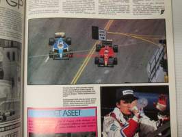 Vauhdin maailma 1989 nr 7 -mm. Indy 500, F-3000, Mantorp Drag, Drag-SM Motopark, Lancia Integrale 16 ralliproto, Formula1 Mexikon ja Phoenix GP, Mercedes 500 SL