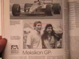 Vauhdin maailma 1989 nr 7 -mm. Indy 500, F-3000, Mantorp Drag, Drag-SM Motopark, Lancia Integrale 16 ralliproto, Formula1 Mexikon ja Phoenix GP, Mercedes 500 SL