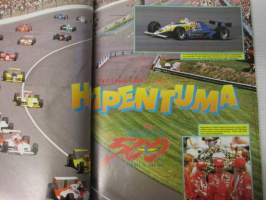 Vauhdin maailma 1989 nr 7 -mm. Indy 500, F-3000, Mantorp Drag, Drag-SM Motopark, Lancia Integrale 16 ralliproto, Formula1 Mexikon ja Phoenix GP, Mercedes 500 SL