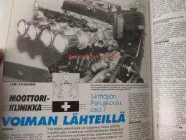 Vauhdin maailma 1993 nr 12 -mm. Formula 1 australia, F1 aktiivijousitus, Em-Rallicrossautot, Ralli-MM Katalonia RAC, Dodge Viper GTS, Renault Twingo, Ford Tudor -37