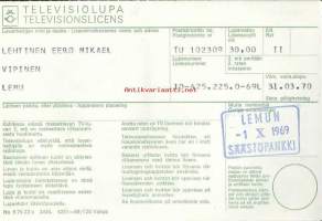 Televisiolupa 1970 / II