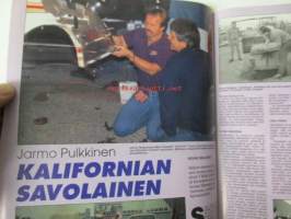 Vauhdin maailma 1993 nr 4 -mm. Formula 1 Kyalami ja Brasilia GP, FK-paketti, Ralli-SM iisalmi, Geneven auonäyttely, Buick Le Sabre, Pontiac Bonneville, Miki