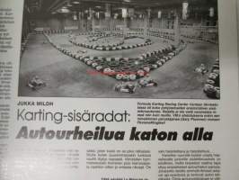 Vauhdin maailma 1993 nr 4 -mm. Formula 1 Kyalami ja Brasilia GP, FK-paketti, Ralli-SM iisalmi, Geneven auonäyttely, Buick Le Sabre, Pontiac Bonneville, Miki