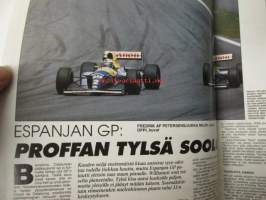 Vauhdin maailma 1993 nr 6 -mm. Formula 1 Espanja ja Monaco, uutta rallitekniikkaa Subaru Skoda Rellu Audi, Suomalainen ruisku, VM rengastesti, Ralli SM pohjanmaa,