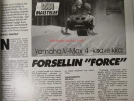 Vauhdin maailma 1993 nr 2 -mm. Formula 1 Asiaa, Ralli-MM monte Carlo, MP-93 Nayttely, Tuomo forsellin V-Max, Jari Suhosen SuperBike, Pontiac Firebird, T/A,