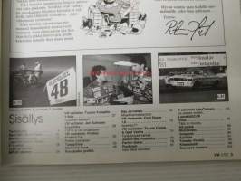 Vauhdin maailma 1993 nr 2 -mm. Formula 1 Asiaa, Ralli-MM monte Carlo, MP-93 Nayttely, Tuomo forsellin V-Max, Jari Suhosen SuperBike, Pontiac Firebird, T/A,