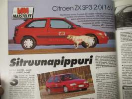 Vauhdin maailma 1993 nr 3 -mm. Formula 1 kausi 1993 mitä uutta on odotettavissa, Hankiralli, Ralli-SM satakunta, F1/Indycar, Honda Ykkösissä, Los Angeles Show,