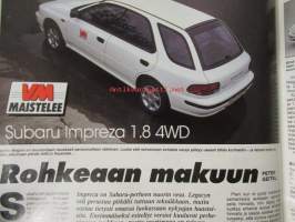 Vauhdin maailma 1993 nr 3 -mm. Formula 1 kausi 1993 mitä uutta on odotettavissa, Hankiralli, Ralli-SM satakunta, F1/Indycar, Honda Ykkösissä, Los Angeles Show,
