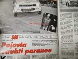 Vauhdin maailma 1993 nr 3 -mm. Formula 1 kausi 1993 mitä uutta on odotettavissa, Hankiralli, Ralli-SM satakunta, F1/Indycar, Honda Ykkösissä, Los Angeles Show,
