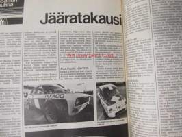 Moottori 1973 nr 2, sis. mm. seur. artikkelit / kuvat / mainokset; Euroopan katolla, Jääratakausi, uusia autoja Simca VF2 - Fiat XI/9 - Datsun Violet, Rattijuoppo