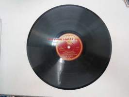 Parlophon B. 36051 Georg Malmstén - Sunnuntai-ilta / Särkynyt onni -savikiekkoäänilevy, 78 rpm