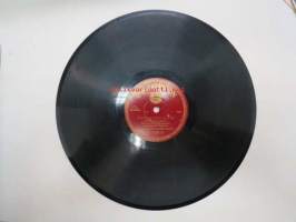 Parlophon B. 36051 Georg Malmstén - Sunnuntai-ilta / Särkynyt onni -savikiekkoäänilevy, 78 rpm