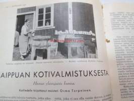 Kotiliesi 1932 nr 8, huhtikuu II, 15.4.1932, sis. mm. seur. artikkelit / kuvat / mainokset; Kansikuvitus Martta Wendelin, Orvo lastensaippua, Aviopuolison valinta