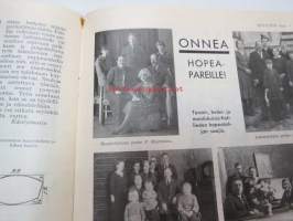 Kotiliesi 1932 nr 8, huhtikuu II, 15.4.1932, sis. mm. seur. artikkelit / kuvat / mainokset; Kansikuvitus Martta Wendelin, Orvo lastensaippua, Aviopuolison valinta